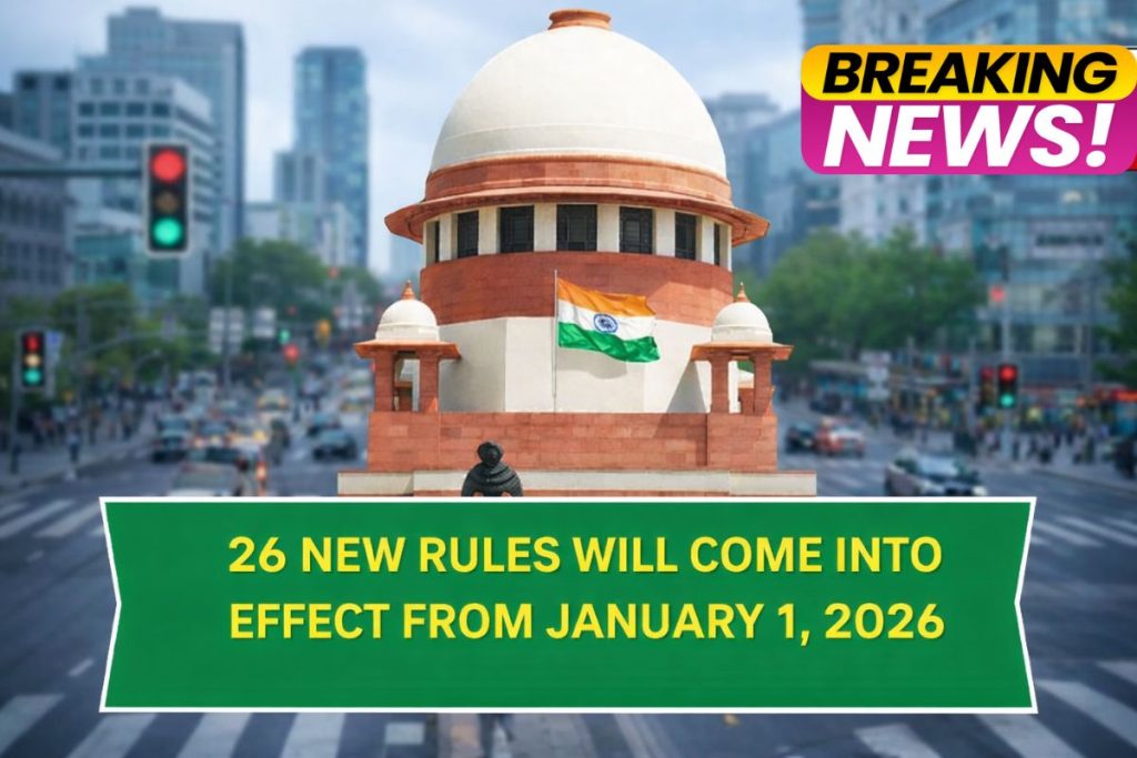 26 Major Rule Changes Coming From January 1, 2026: See Who Will Be Affected in India