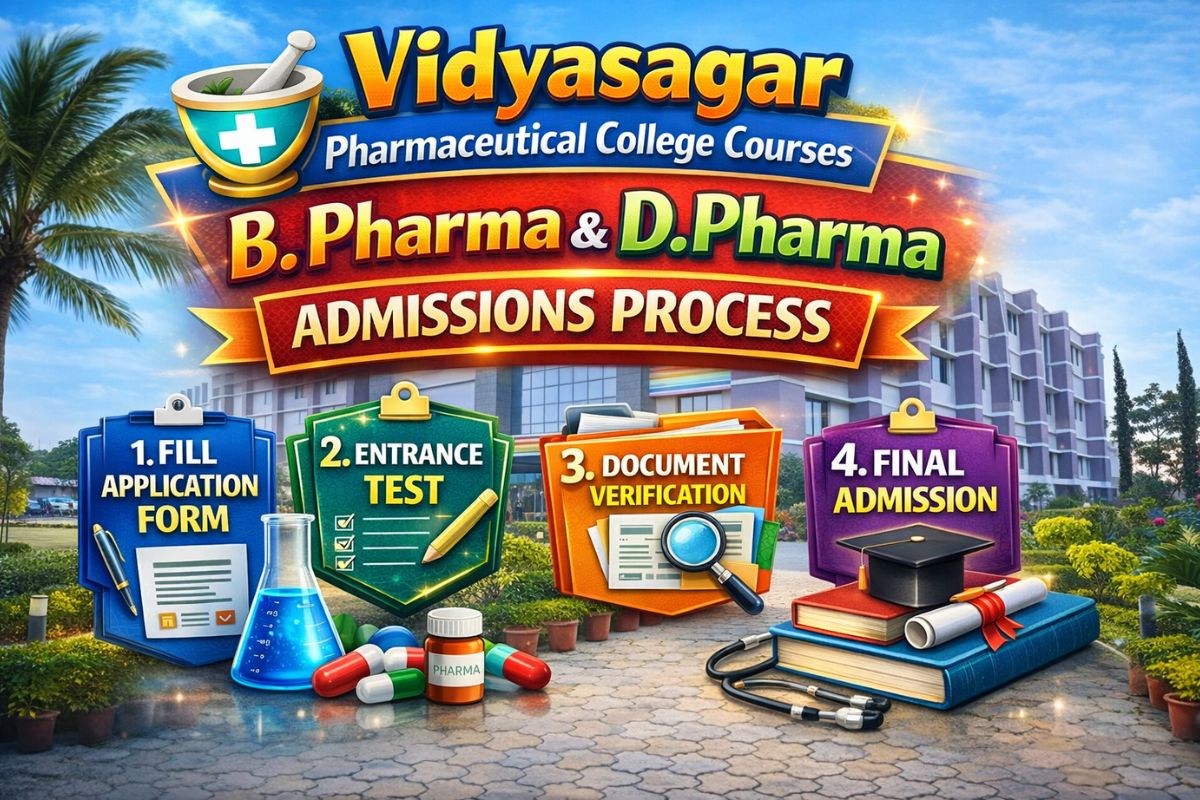 Vidyasagar Pharmaceutical College Courses - B. Pharma & D. Pharma Admissions Process