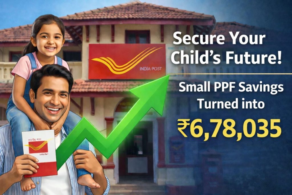 Child Future Fund 2026: How a small saving of ₹25,000 from the Post Office PPF scheme can become a strong corpus of ₹6,78,035