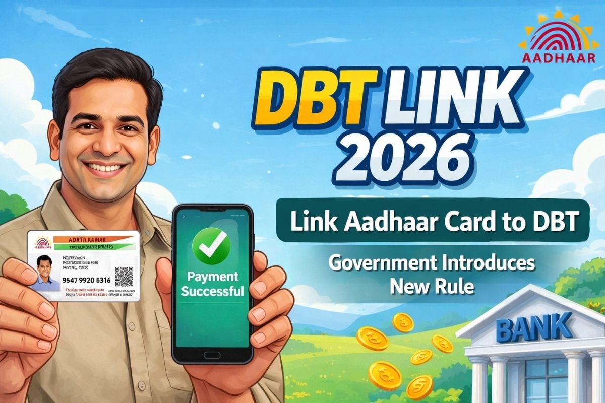 Direct Benefit Alert 2026: Now link Aadhaar-DBT from home and get government money directly into your account