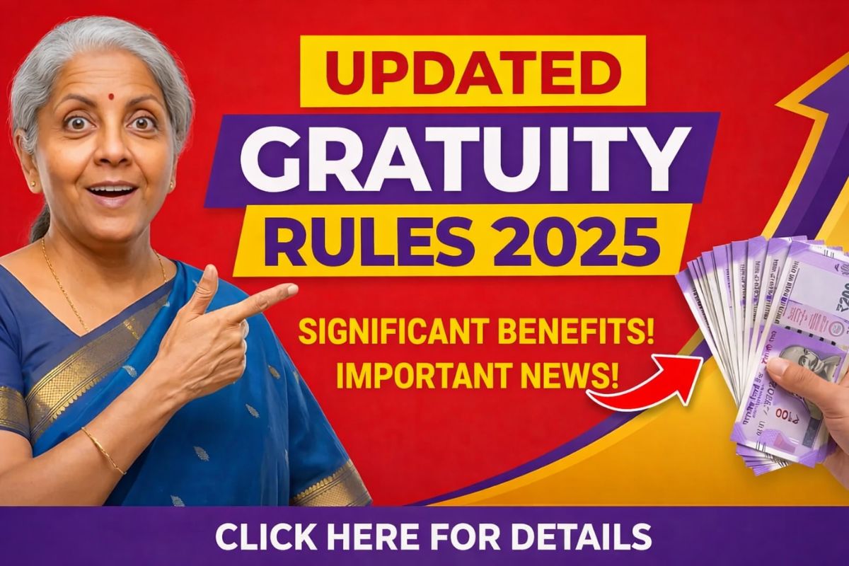 Gratuity Rules 2026 Explained: Get Full Benefits After Just 1 Year of Service – Govt Notification