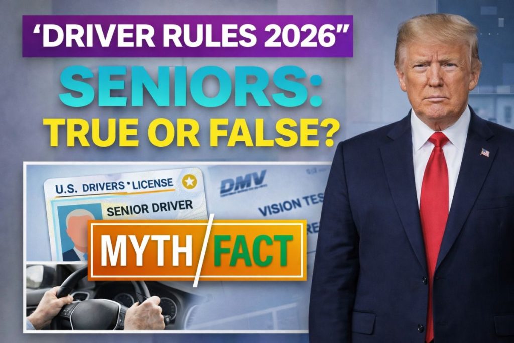 New 2026 Senior Driver’s License Rules – Separating Facts from Misinformation