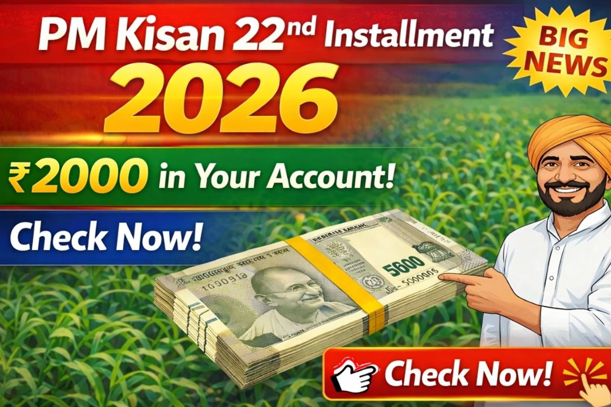 PM Kisan 22nd Installment Date 2026: The next installment is about to come in the accounts of farmers, know the latest update