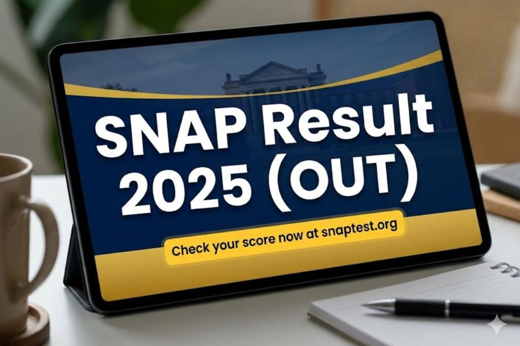 SNAP Result 2025 OUT Download Scorecard, Check Cut Offs for SIBM & Other Institutes