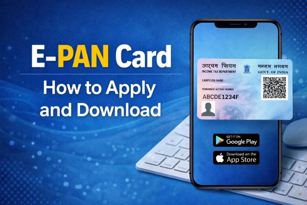 E-PAN Card How to Apply and Download: Instant E Pan Card